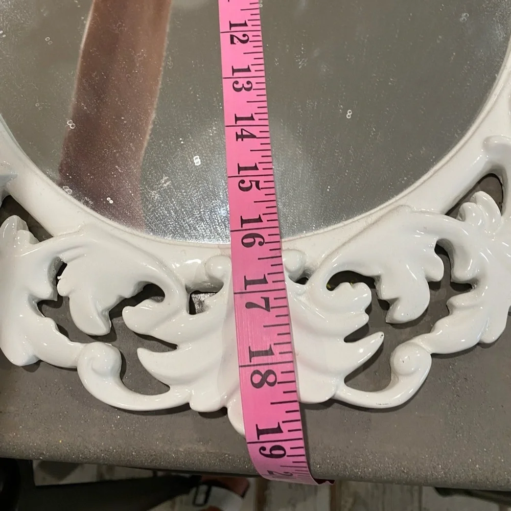 Shabby chic metal mirror! ⭐️FABULOUS ⭐️like NEW!! No scratches-EUC!!!!!
